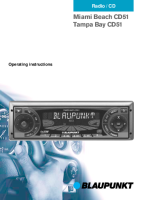 Blaupunkt Tampa-Bay-CD-51 - Owners Manual